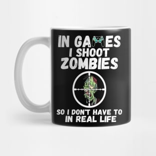 In games I Shoot Zombies Mug